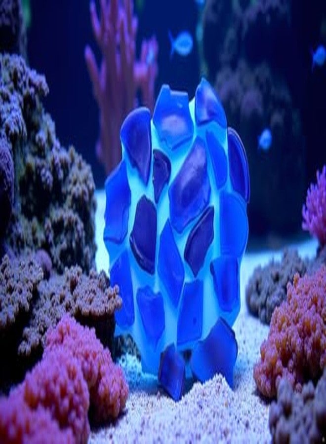 Galapagos (05131 Aquarium Sea Glass, Deep Sea Blue, 4lb Bag - Image 4